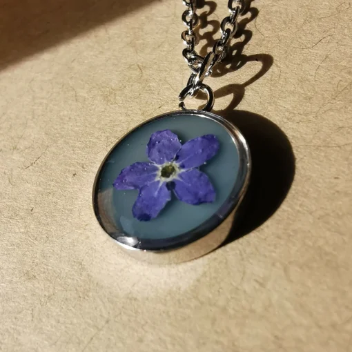 Forget Me Not Pendant Necklace
