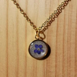 Forget Me Not Pendant Necklace