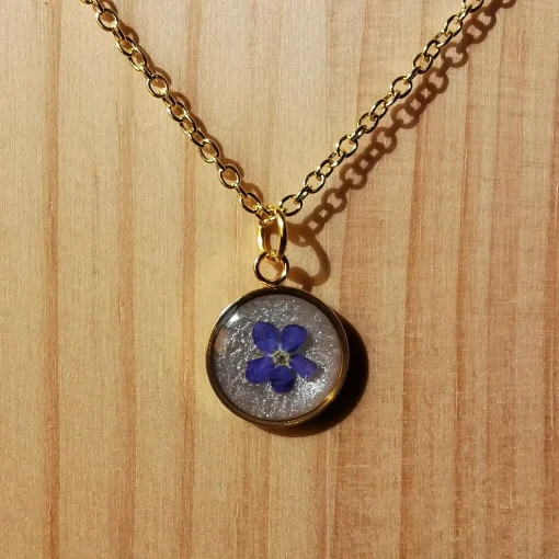 Forget Me Not Pendant Necklace