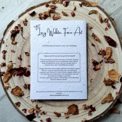 Foxglove plantable wildflower card