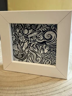 Foxy - Mini Original Framed Artwork