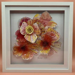Framed Flower Field Artwork