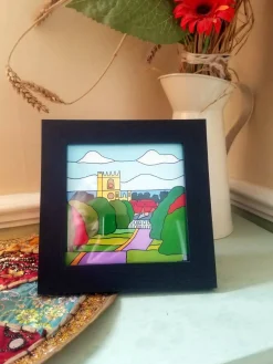 Framed, Mini - York Road to St. Mary's, Beverley