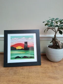Framed Print - "Sunset at Black Mill, Beverley"