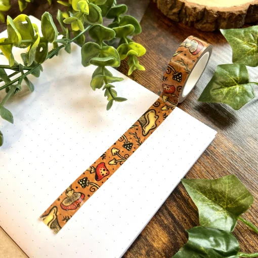 Fungi Mushroom Washi Tape | Forest Magic Art | Art & Soul