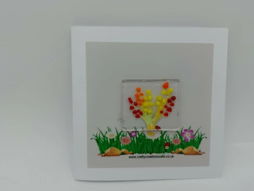 Fused Glass card