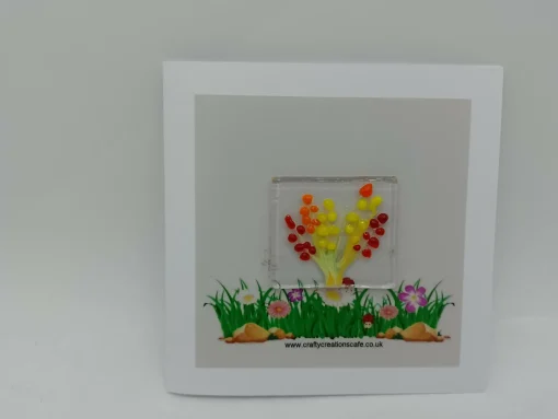 Fused Glass card