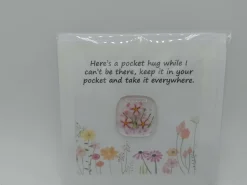 Fused Glass Pocket Hug Card