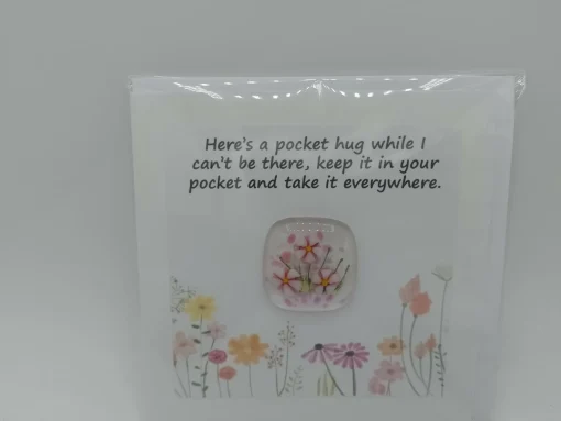 Fused Glass Pocket Hug Card