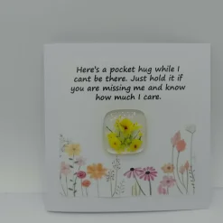 Fused Glass Pocket Hug Card