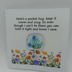 Fused Glass Pocket Hug Card