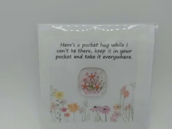 Fused Glass Pocket Hug Card