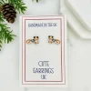 Gecko Stud Earrings