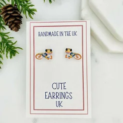 Gecko Stud Earrings