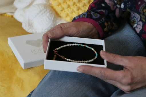 Gemstone Morse Code Bracelets