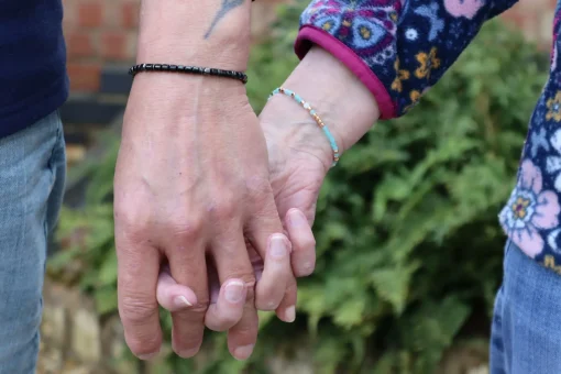 Gemstone Morse Code Bracelets