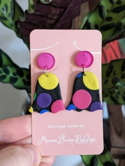 Ghost - Halloween Ghost Clay Earrings (various designs available)