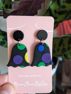 Ghost - Halloween Ghost Clay Earrings (various designs available)