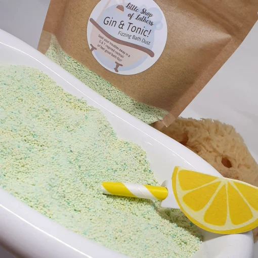 Gin and Tonic Fizzing Bath Dust for Relaxation | Art & Soul