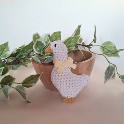 Gingham Bow Goose