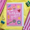 Girl's Illustration Birthday Card