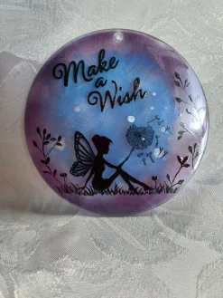 Glass Heart 'Make A Wish' Card and gift.