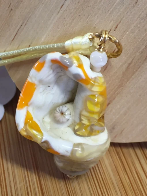 Glass Shell Bead Necklace Lkr158