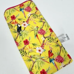 Glasses Case - Yellow Tropical