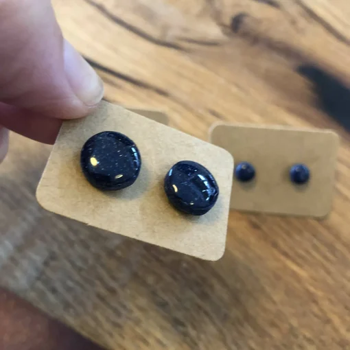 Glitter Collection Polymer Clay Earrings: Medium