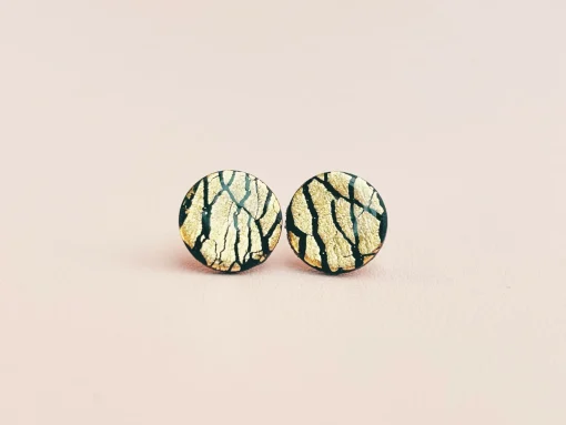 Gold Disk Studs