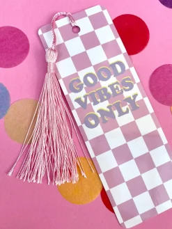 Good Vibes Only Tassel Bookmark