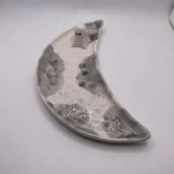 Gray Ghost Moon Plate