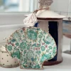 Green Bird Scallop | Handcrafted Shell Décor | Art & Soul