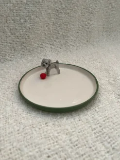 Green Dog Plate