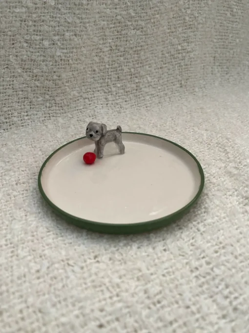 Green Dog Plate