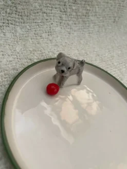 Green Dog Plate
