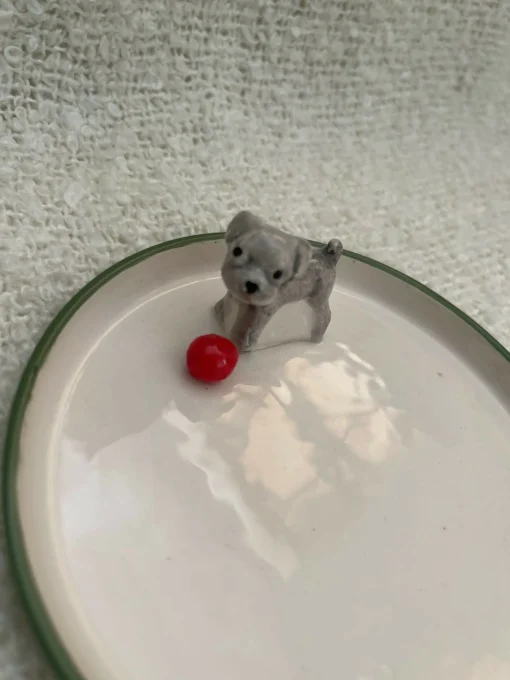 Green Dog Plate