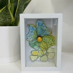 Green Floral Mini Frame