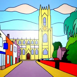 Greetings card - The Minster from Highgate, Beverley