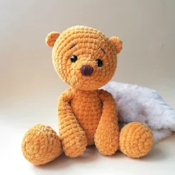 Grey Big Ted Teddy Bear - Handmade | Art & Soul