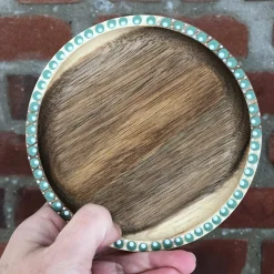 Hand Painted Wooden Trinket Tray