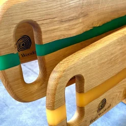 Handcrafted English Oak Large Charcuterie Board with Resin River Desig
