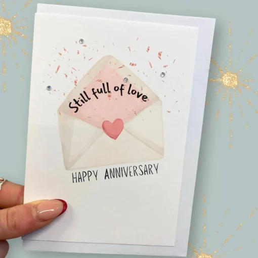 Happy Anniversary Card Envelope