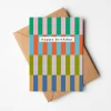 Happy Birthday Card - Abstract Multi Colour