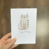 Happy Birthday Cat Card