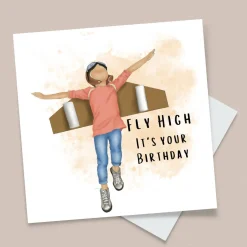 Happy Birthday Greeting Card- Pilot