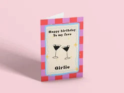 Happy Birthday to my Fave Girlie Card