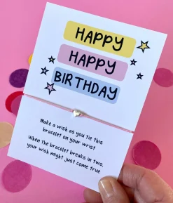 Happy Birthday Wish Bracelet