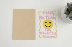 Happy Birthday You Wonderful Human Card