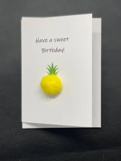Have a Sweet Birthday - Pom Pom greeting card